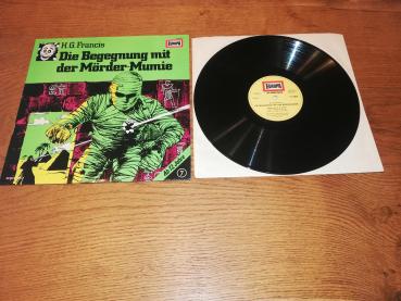 H.G.Francis Neon Gruselserie Folge 7 Die Begegnung mit der Mörder-Mumie 1981 Europa 115688.8 Deutsche Pressung VG-/VG+